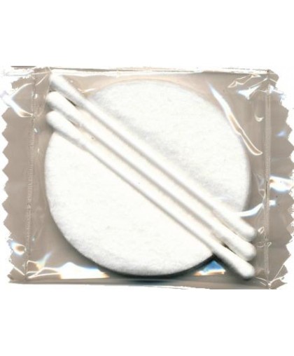 Набор косметических палочек + диски в упаковке